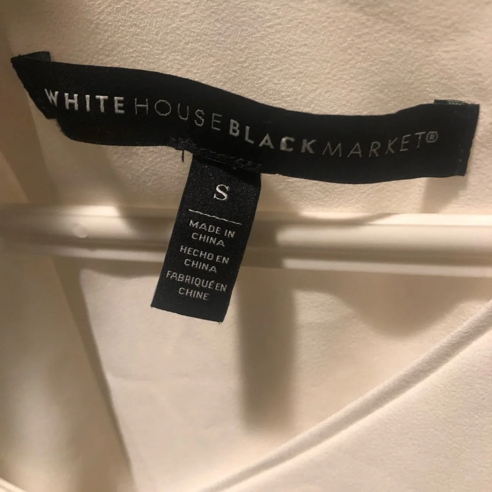 White House black market white blouse - Picture 5 of 5